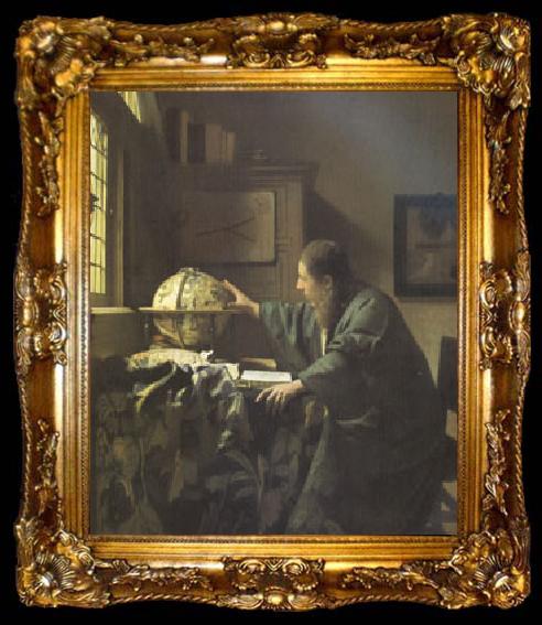 framed  Jan Vermeer The Astronomer (mk05), ta009-2
